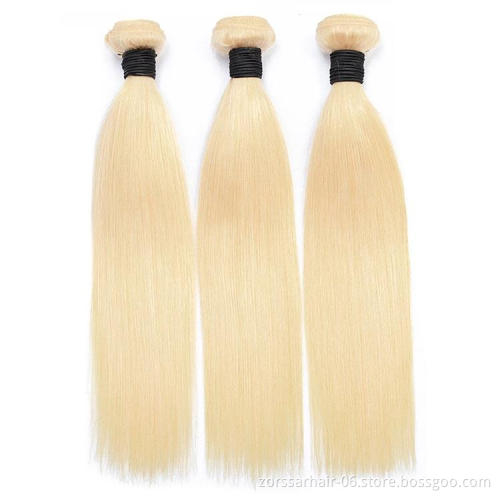Hair vendors whloesale Russian blonde transparent hd lace closure frontal cuticle aligned 613 virgin hair bundles with closure